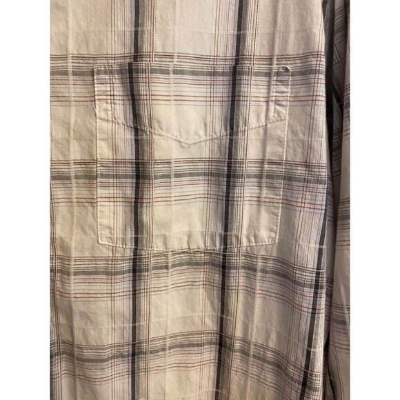 Red Camel Men’s Large Plaid Shirt Button Down Long Sleeves Casual - Picture 5 of 11